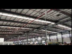 Kipas langit-langit HVLS gudang industri besar pendingin udara besar 7m 24 kaki