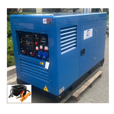 DC pengelasan 38 VDC 40% siklus kerja 800A Generator pengelasan Diesel untuk baja lapis baja dan pengelasan aluminium