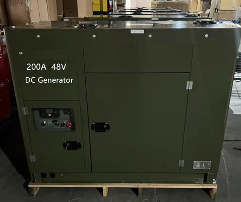 250A 300A Auto start stop baterai pengisian daya genset 48V DC generator diesel untuk penggunaan telekomunikasi