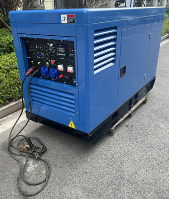 2 Pos Pengelasan 400A 350Amp Mesin diesel MMA Arc Mig Welder Set Generator Pengelasan Transportable