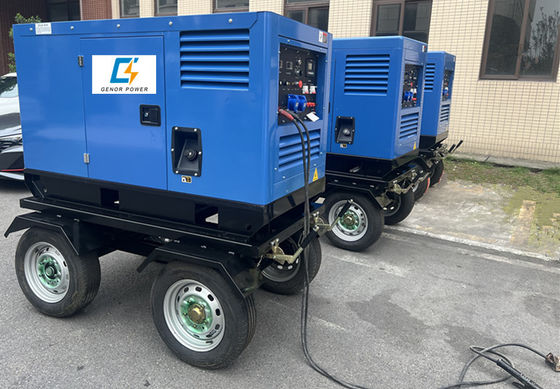 DC pengelasan 38 VDC 40% siklus kerja 800A Generator pengelasan Diesel untuk baja lapis baja dan pengelasan aluminium