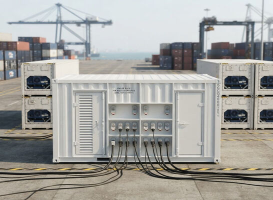 Kapal pelabuhan lepas pantai STAR COOL 300kw 500kw RefrigerationPower Pack Mesin Diesel Genset untuk kontainer Marine Reefer soket colokan