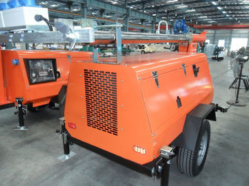 5kw to 15kw trailer mobile light tower diesel generator