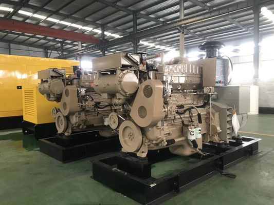 Cummins KTA19-DM Mesin 300kw Marine Diesel Generator Set